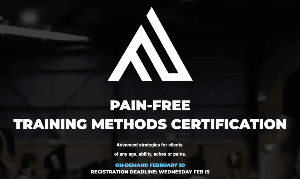 PPSC TRAINING PPSC Pain Free Performance Certification PPSC TRAINING PPSC Pain Free Performance Certification
